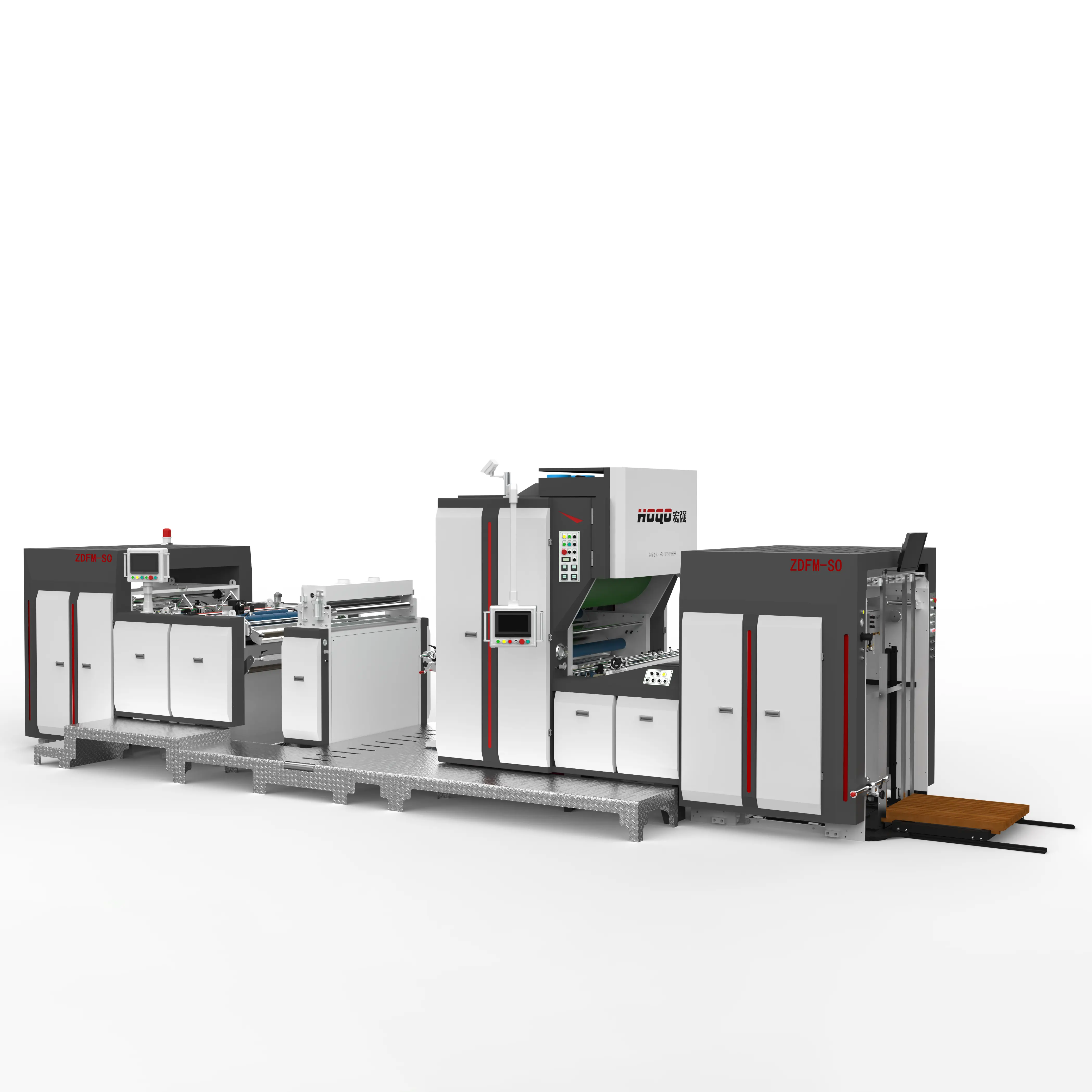 Intelligent Servo Corona Treatment Lamineringsmaskin