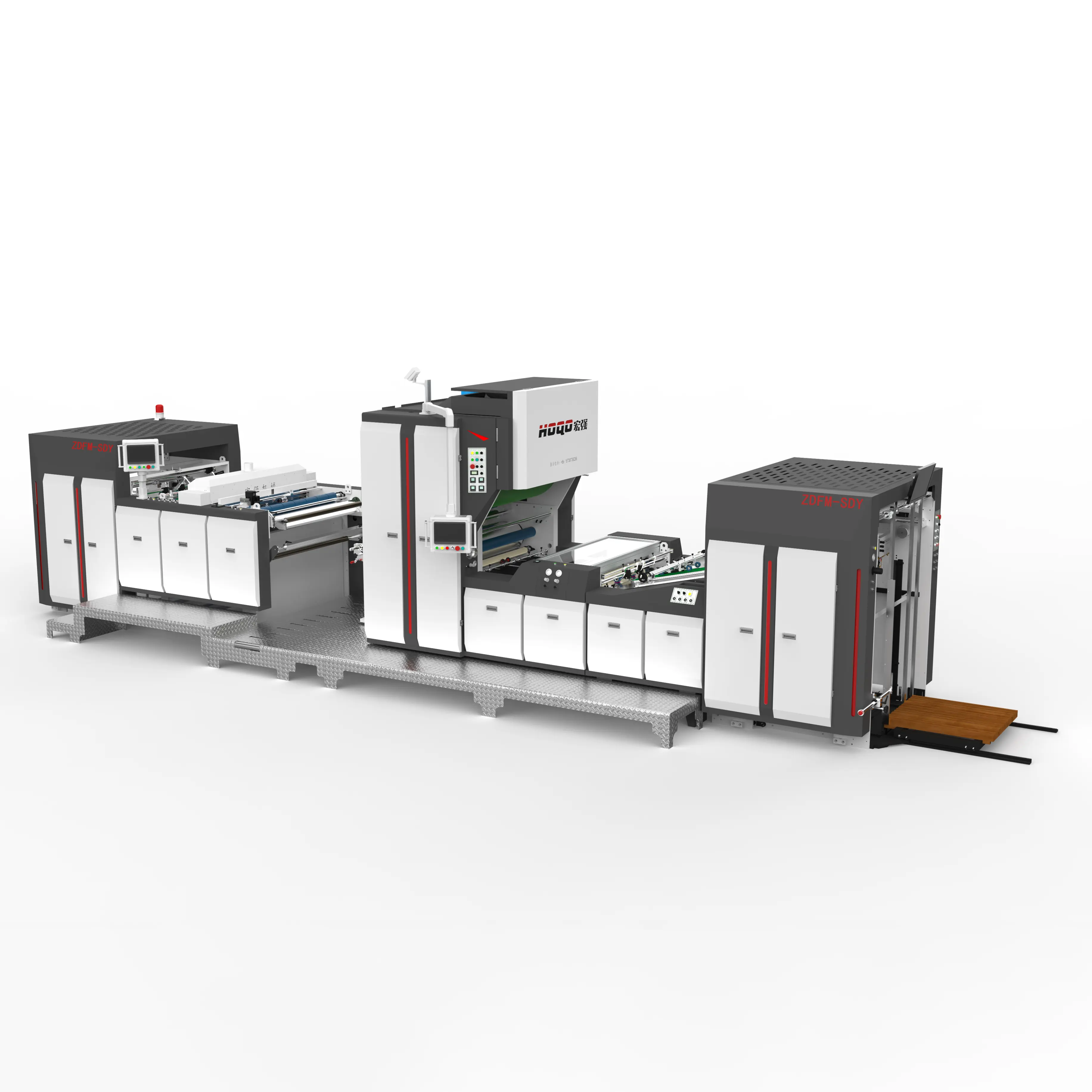 Intelligent Servo Hot Knife Powder-Fjerning Lamineringsmaskin